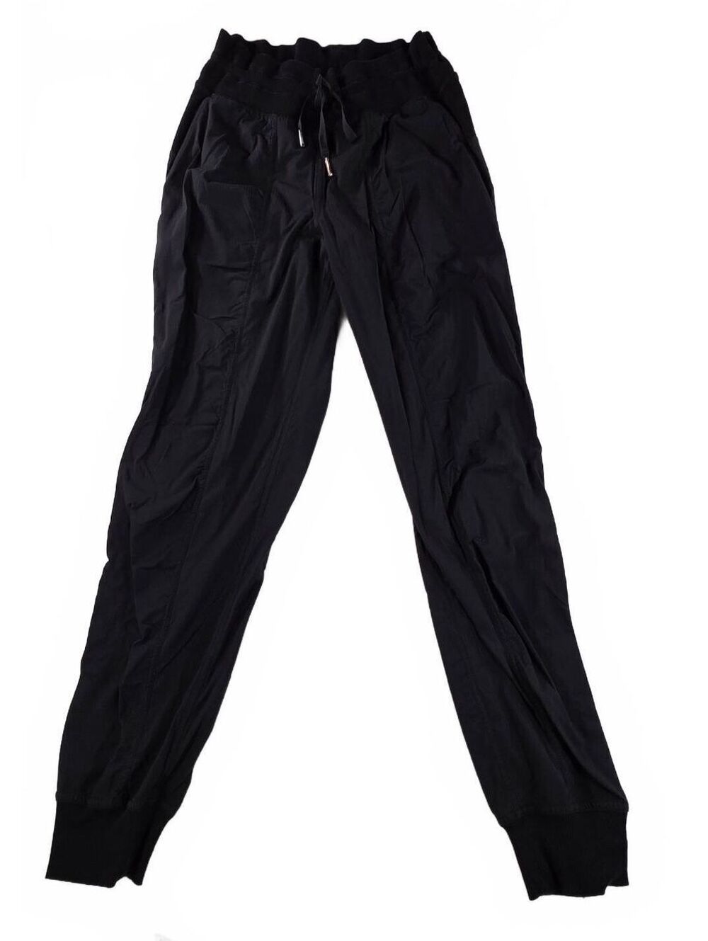 Lululemon Women's Black Jogger Pants Size 6 Lightweight Stretch Activewear